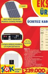 ORBUS GÜNEŞ ENERJİ SİSTEMİ HİBRİT SET
